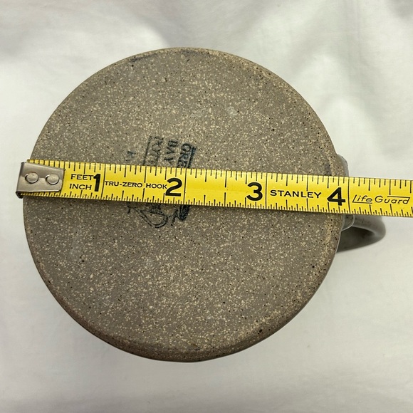 Great Bay Pottery Handmade Mug Stoneware Green Ivy 3.75"H 13.5 Dia. Never used - Picture 9 of 9